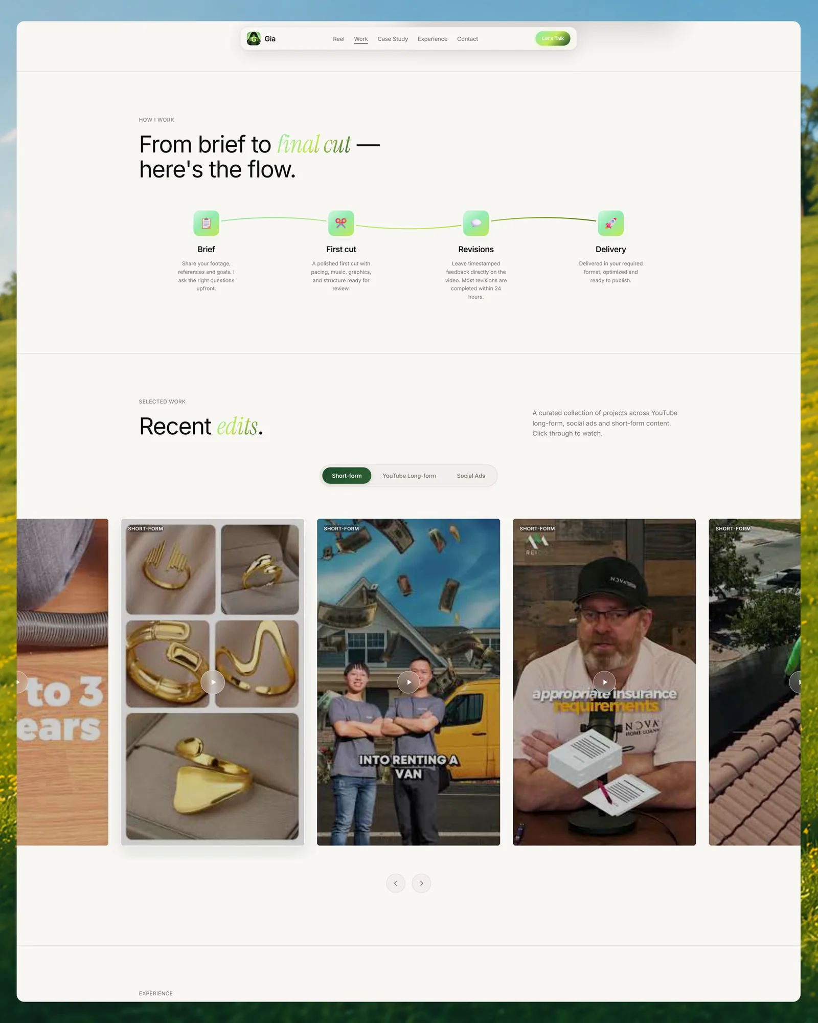 Gia Website page view 3